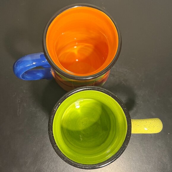Set of 2 Sue Zipkin CERTIFIED INTERNATIONAL Colorful Whimsical Ceramic Mugs - Picture 10 of 12